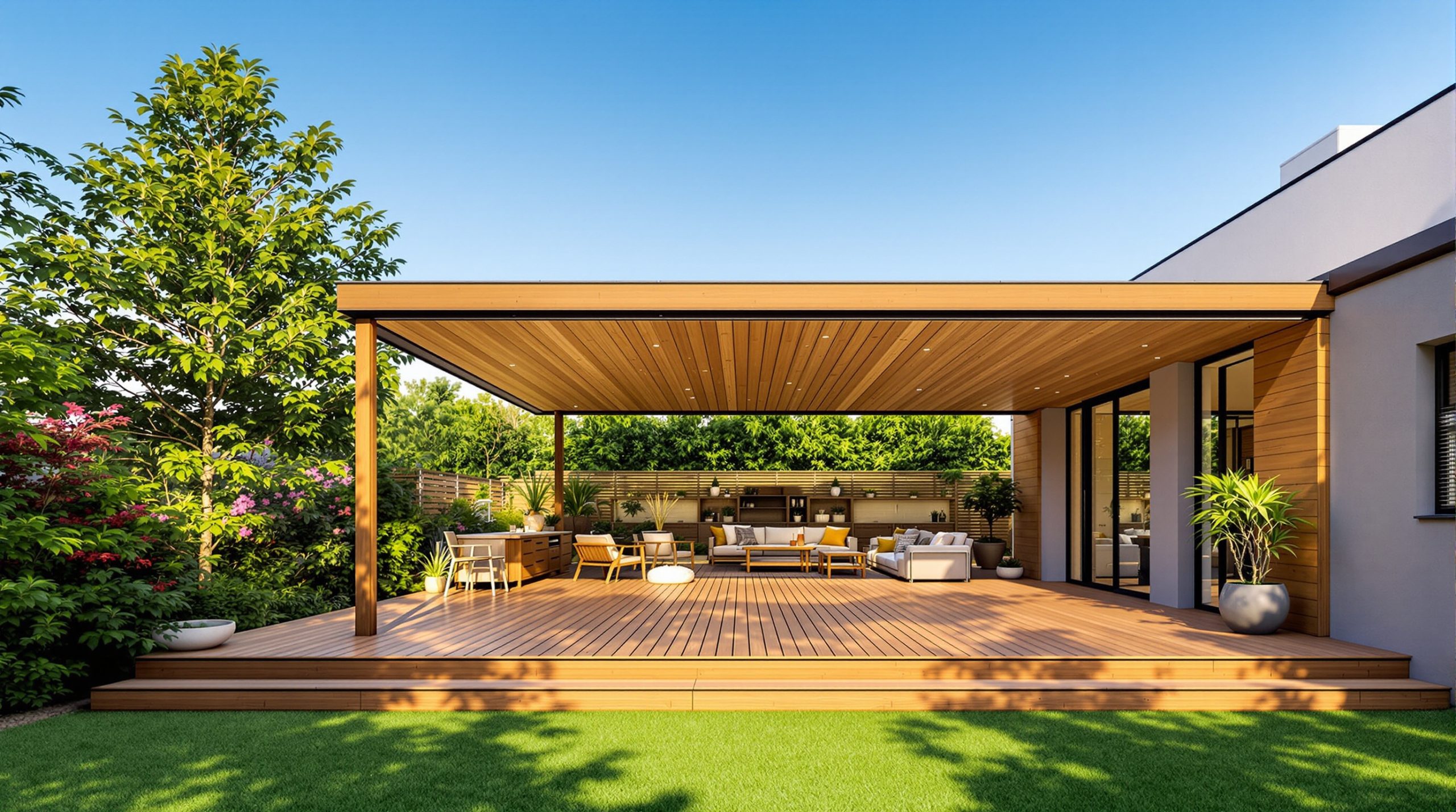 Terrasse suspendue sans poteaux : créez votre espace extérieur moderne