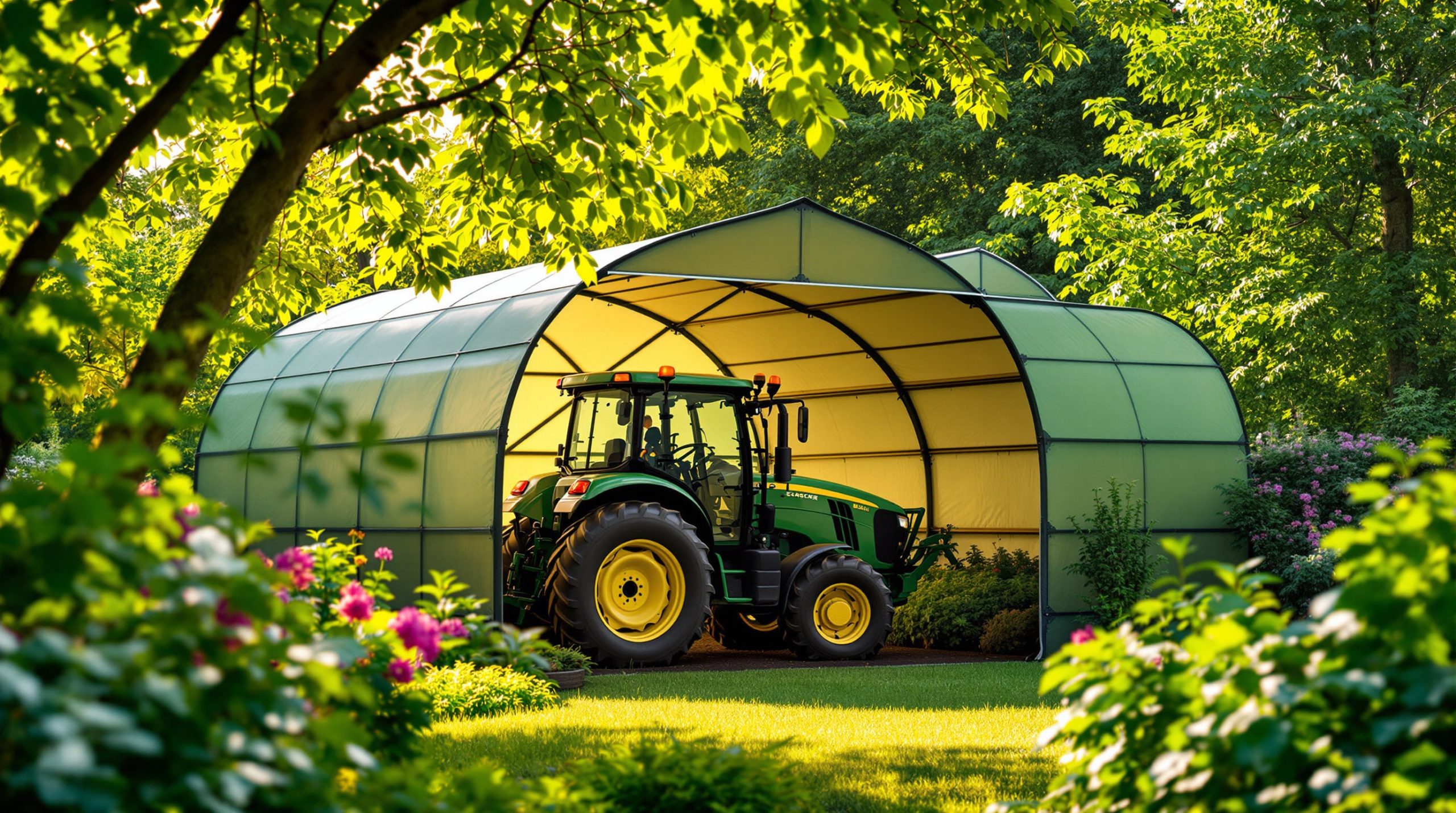 Abri pour tracteur agricole : protégez vos machines efficacement