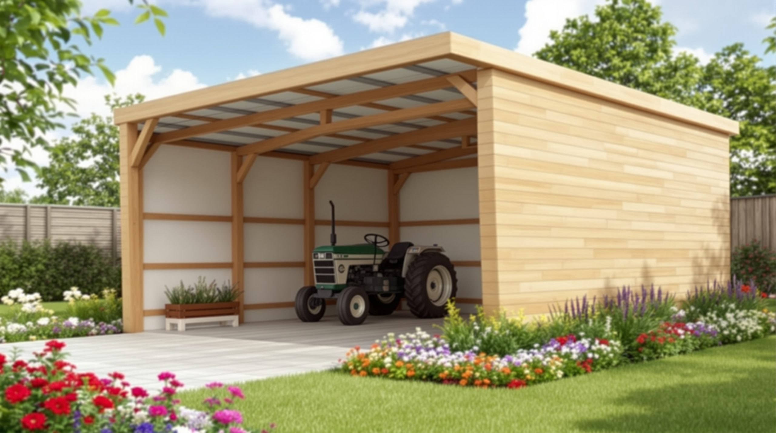 Abri pour tracteur agricole : protégez vos machines efficacement