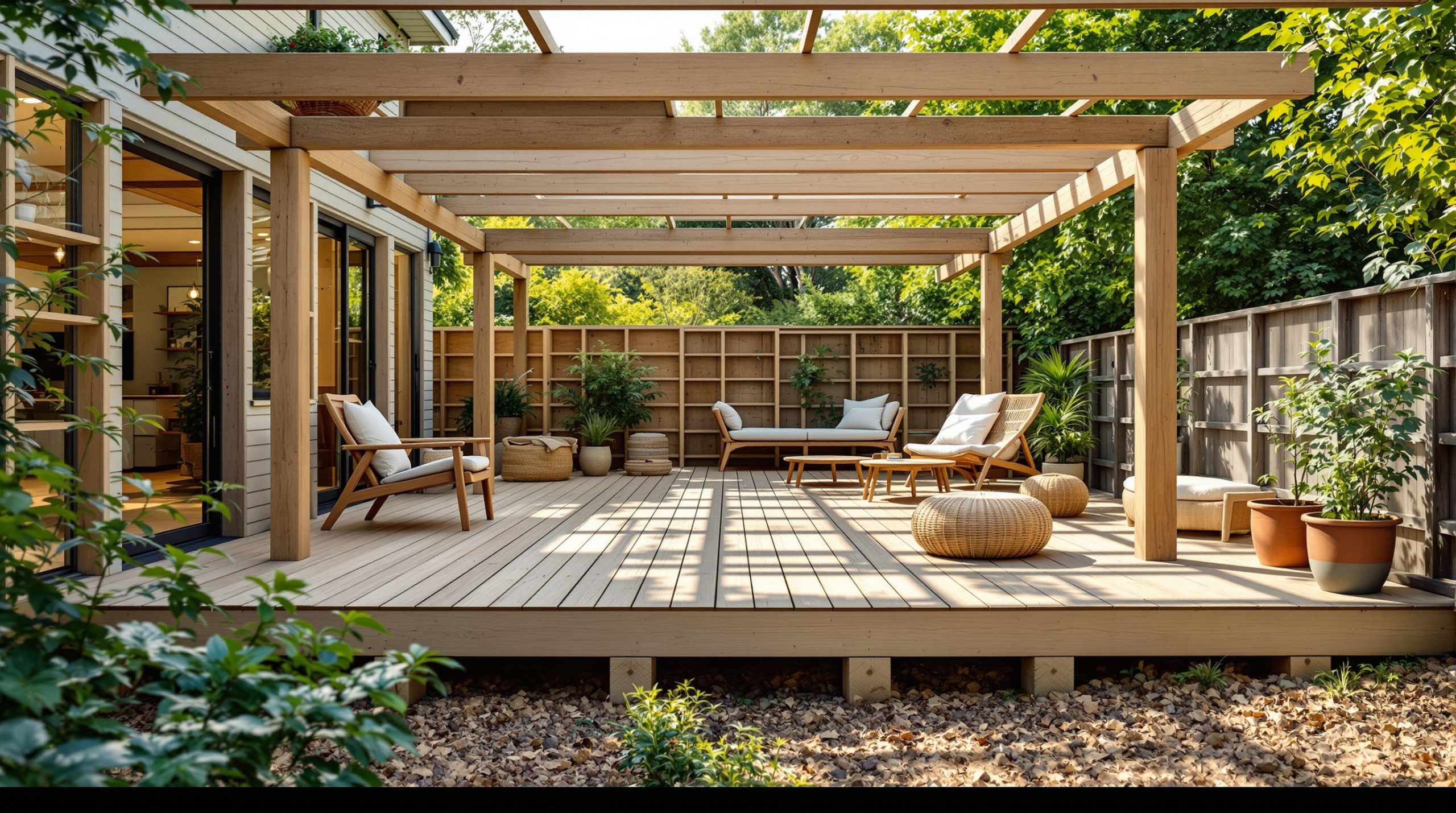 Faire une terrasse sans dalle : astuces et alternatives efficaces